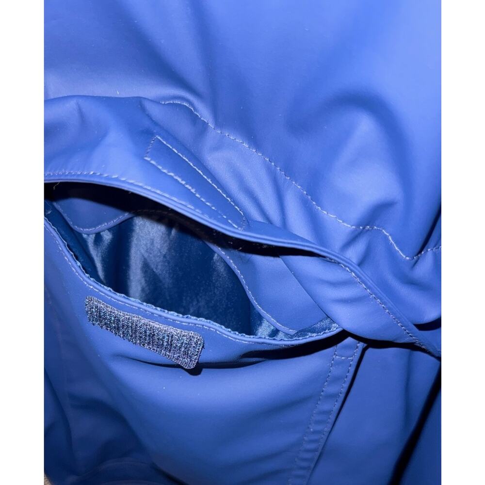 WeatherProof Women’s Blue Softshell Long Sleeve Hooded Waterproof Jacket Size Sm - Picture 4 of 11